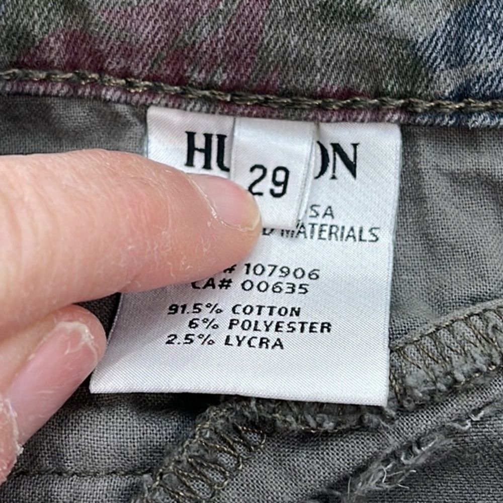 Hudson Krista Super Skinny Bramble Leaf Print Jeans - Picture 5 of 7